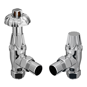 Chatsworth Gothic Chrome Thermostatic Radiator Valve - Energy Saving