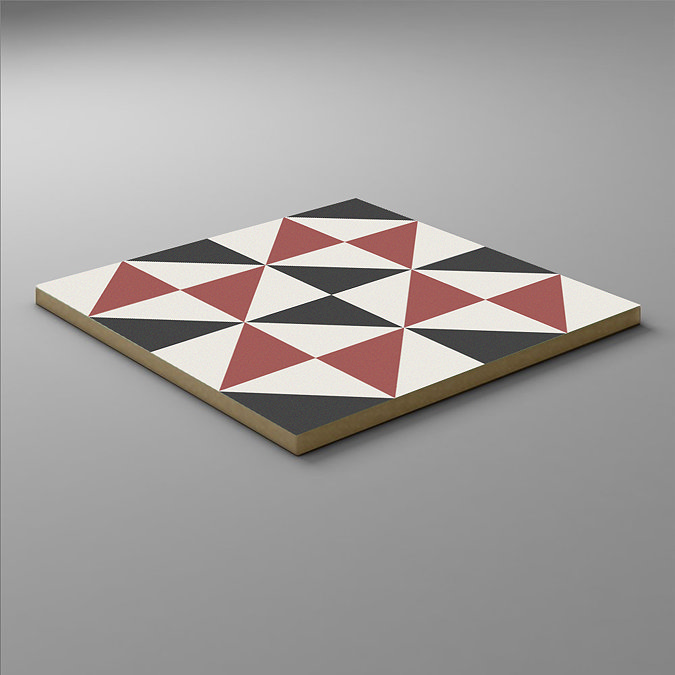 Stonehouse Studio Matlock Terracotta Patterned Wall and Floor Tiles